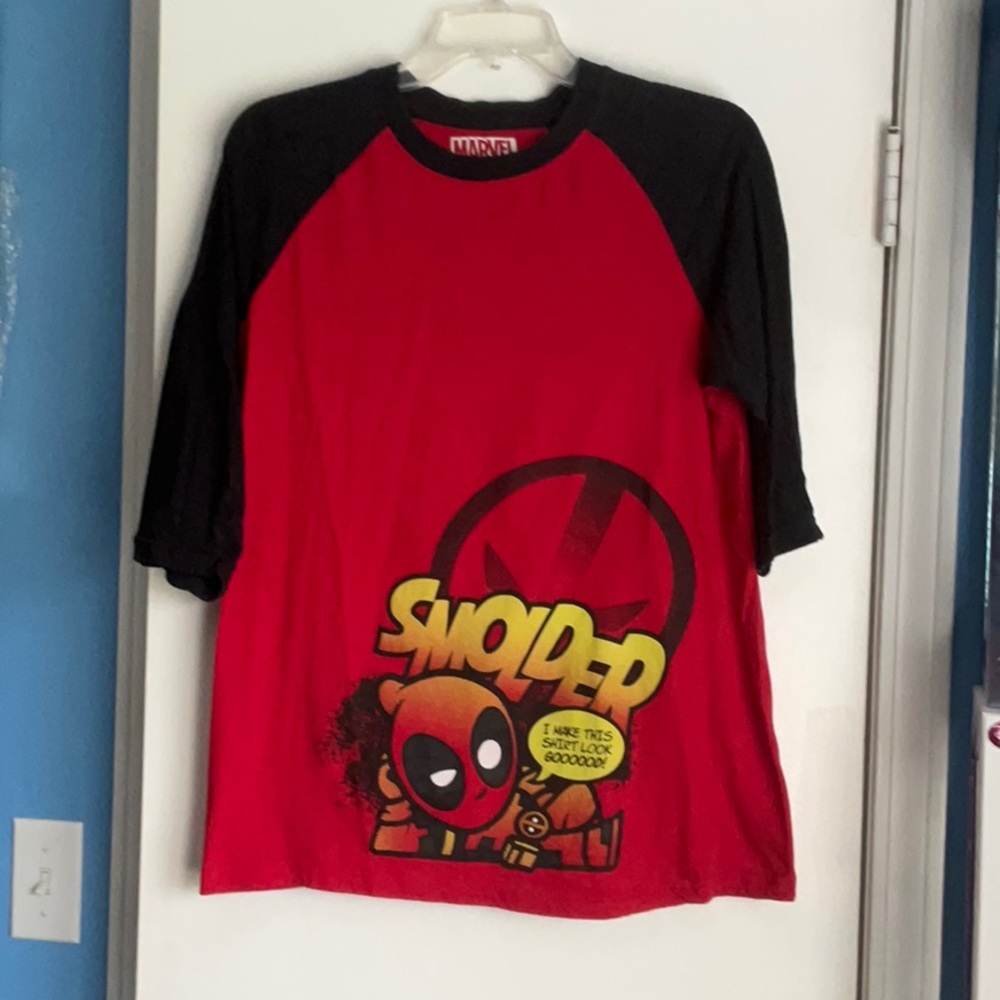 Marvel Deadpool Raglan Shirt